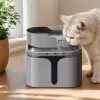 The silver smart water dispenser is designed with a circulating water system from the upper layer to the lower storage area details Picture